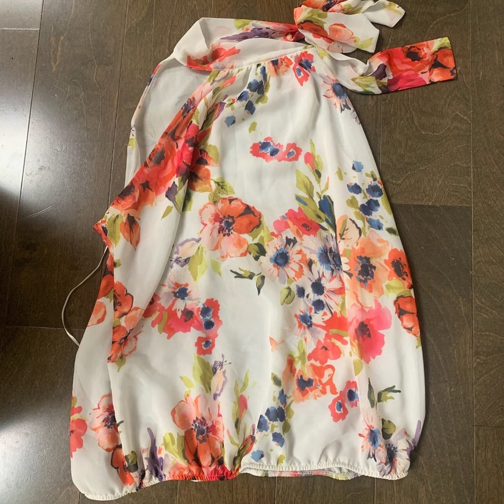 Floral Sleeveless shirt